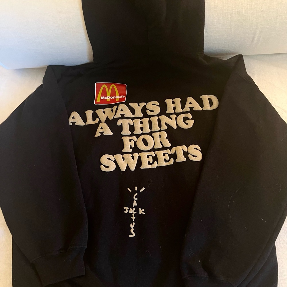 Cactus Jack Travis Scott x McDonald’s Apple Pie hoodie